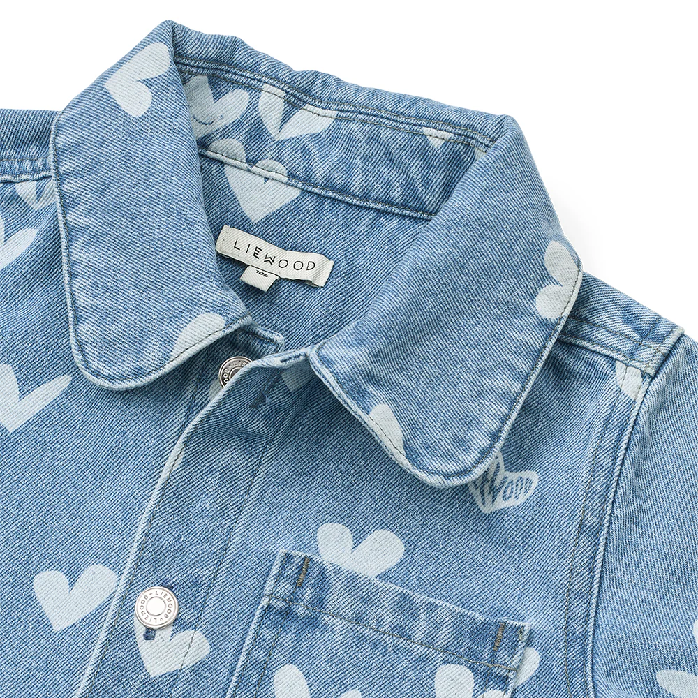 Liewood Denim Hemd 'Kenza' Sweethearts/Light Blue Denim - Image 3