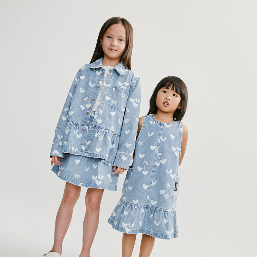 Liewood Denim Hemd 'Kenza' Sweethearts/Light Blue Denim - Image 4
