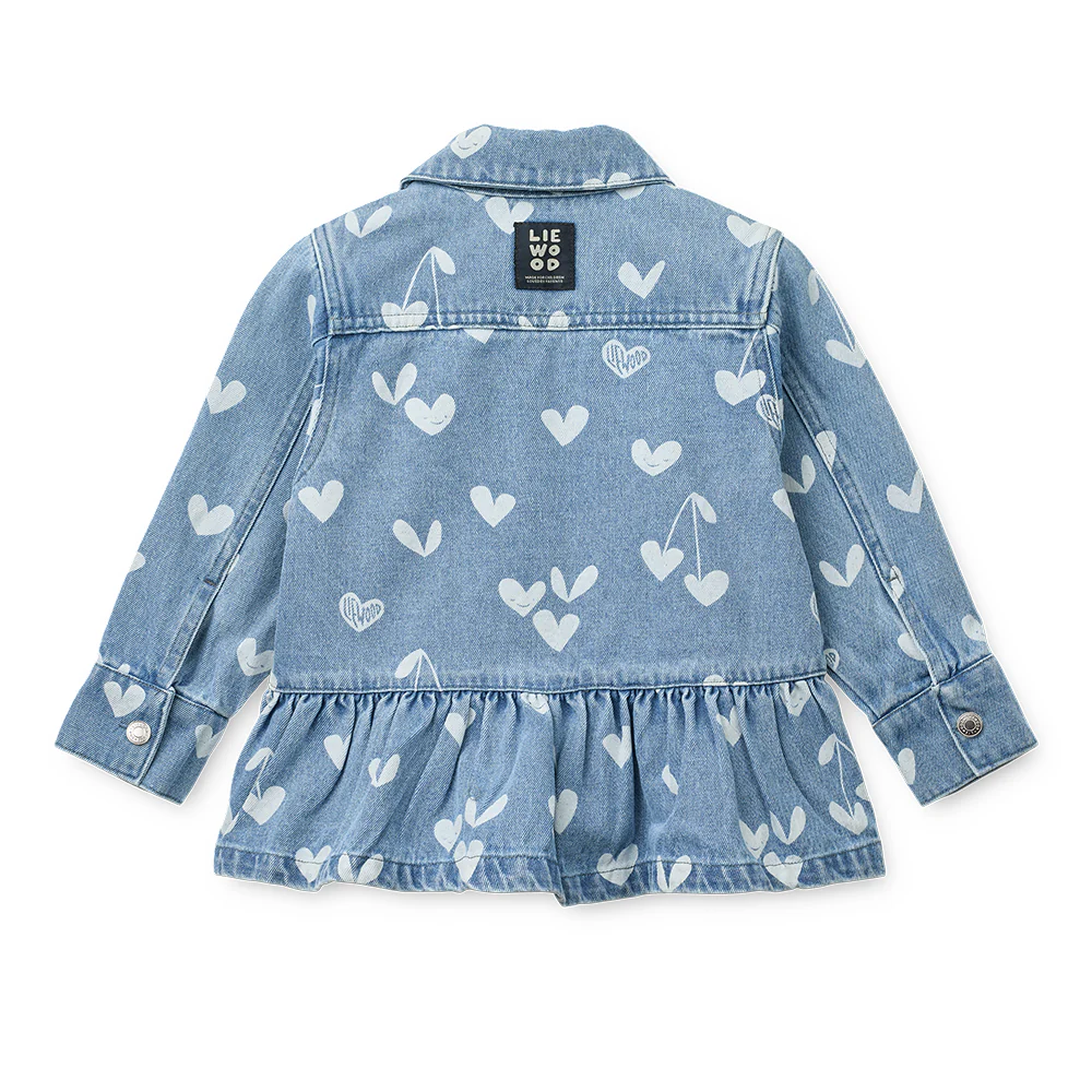 Liewood Denim Hemd 'Kenza' Sweethearts/Light Blue Denim - Image 5