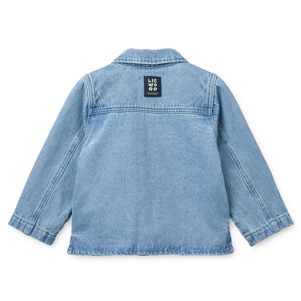 Liewood Denim Hemdjacke 'Kinsley' Cool Kids/Light Blue Denim - Image 3