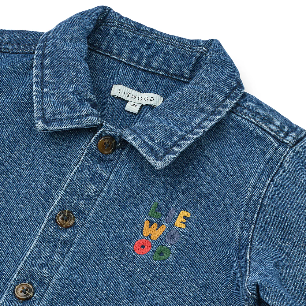 Liewood Denim Hemdjacke 'Kinsley' Medium Blue Denim - Image 5