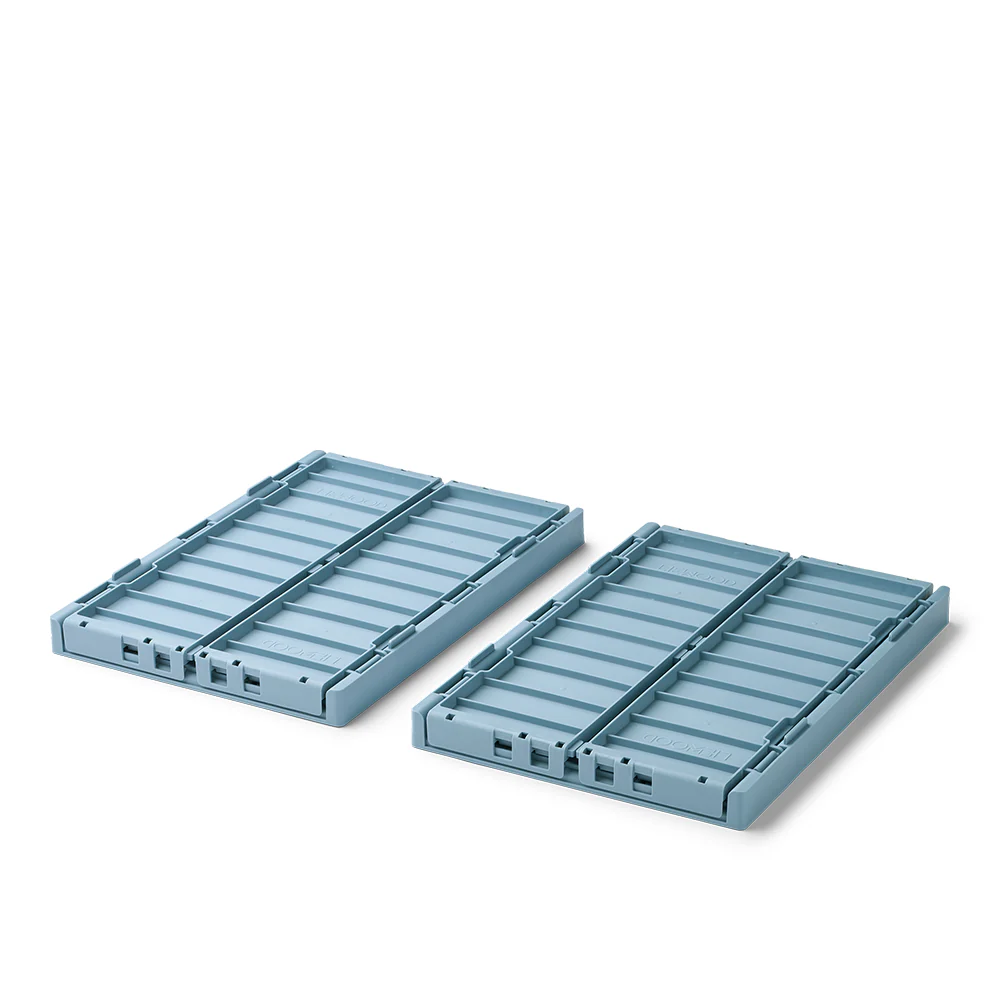 Liewood  faltbare Aufbewahrungskiste M 2er Set 'Weston' Beach Blue - Image 3
