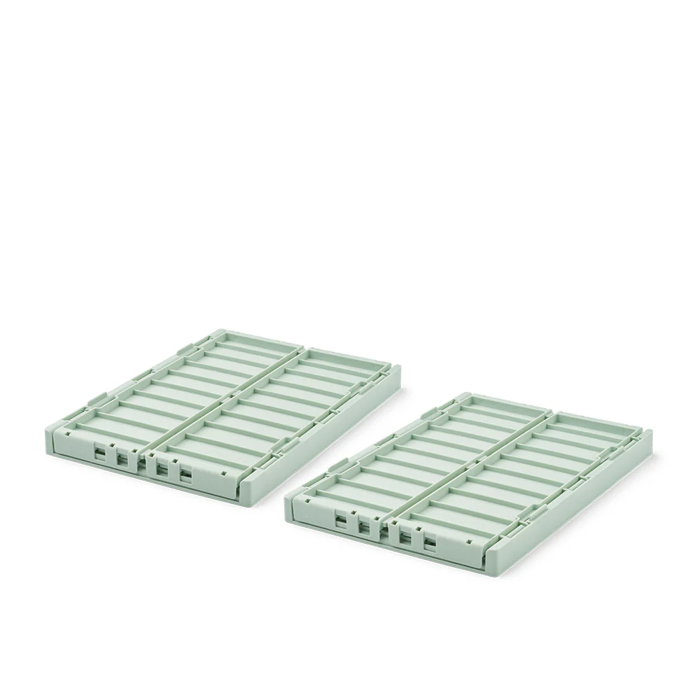 Liewood  faltbare Aufbewahrungskiste M 2er Set 'Weston' Light Peppermint - Image 2