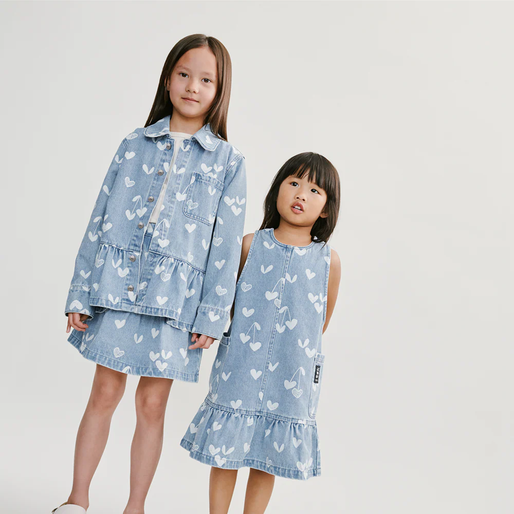Liewood Jeanskleid 'Angelica' Sweethearts/Light Blue Denim - Image 2