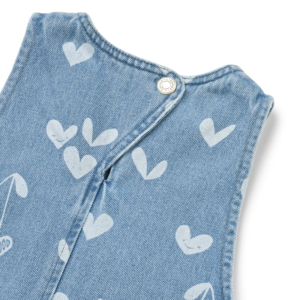 Liewood Jeanskleid 'Angelica' Sweethearts/Light Blue Denim - Image 4