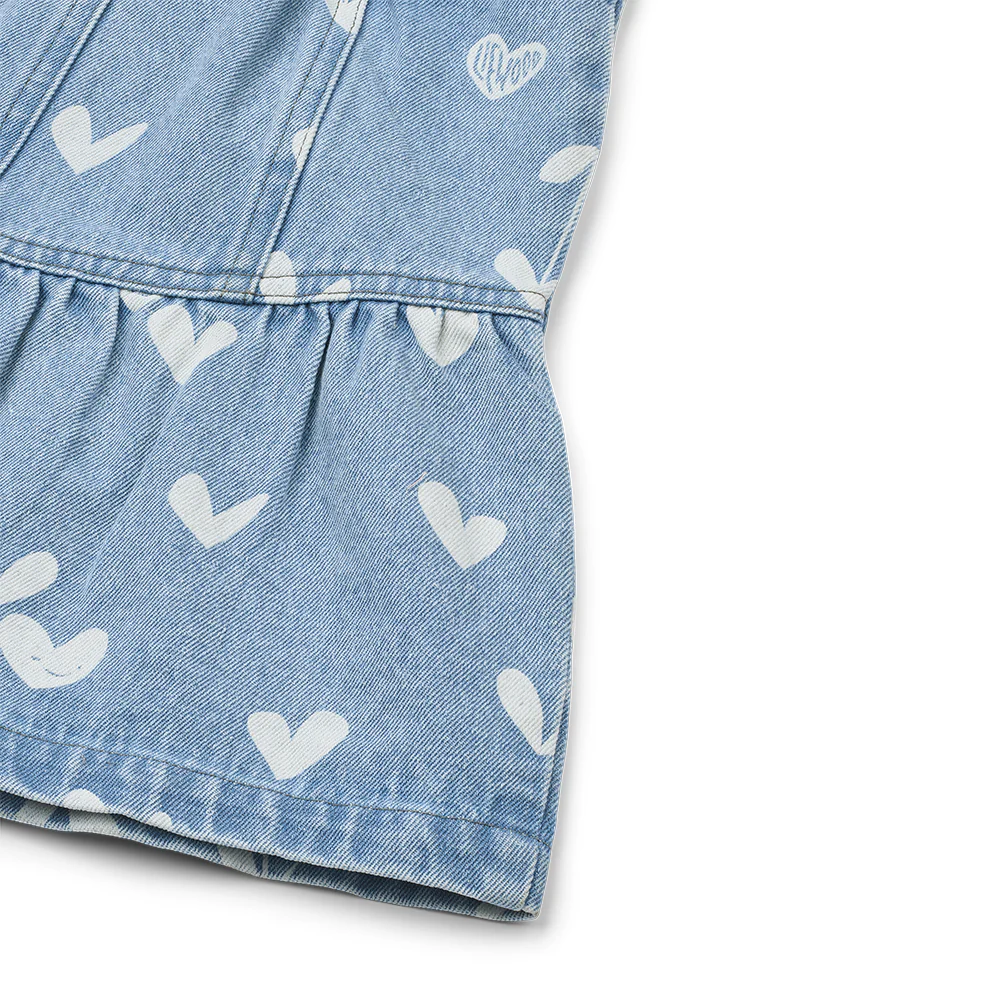 Liewood Jeansrock 'Dayla' Sweethearts/Light Blue Denim - Image 5