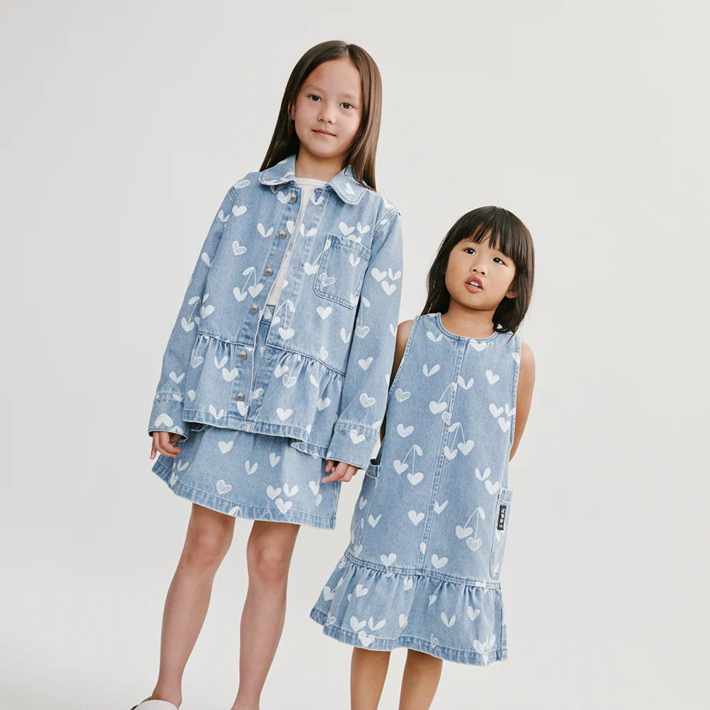 Liewood Jeansrock 'Dayla' Sweethearts/Light Blue Denim - Image 6
