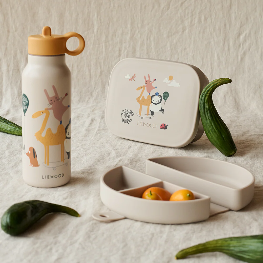 Liewood  Kinder Lunchbox 'Arthur' Around the World - Image 4