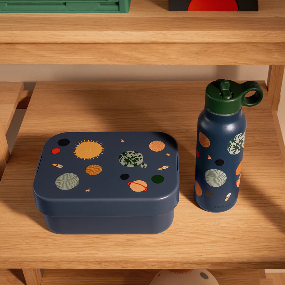Liewood  Kinder Lunchbox-Set 'Chelsea' Universe/Classic Navy - Image 2