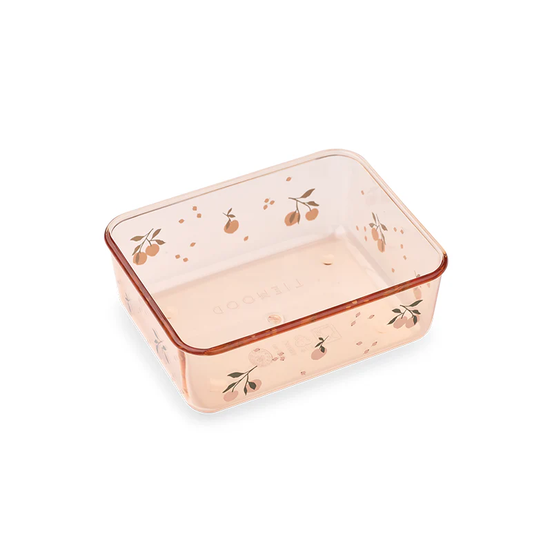 Liewood  Kinder Snackbox 'Ako' Peach/Sea Shell - Image 3