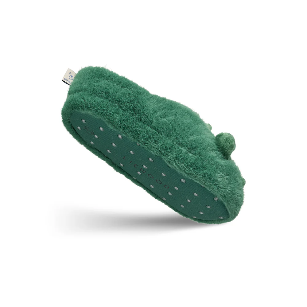Liewood Krokodil Hausschuhe/Finken 'Aviaja' Garden Green - Image 3