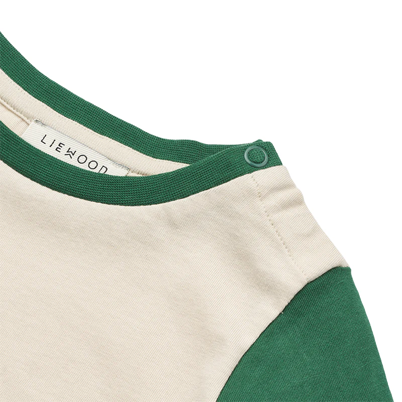 Liewood Langarm Shirt für Babys 'Apia' Curiosity/Sandy - Image 3