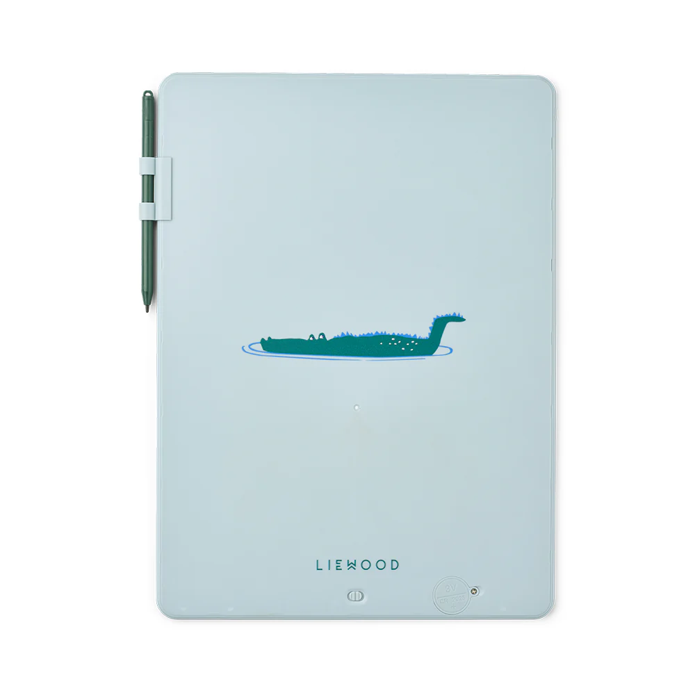 Liewood Magisches LCD-Maltablet 'Zora' Croco/Dove Blue - Image 3