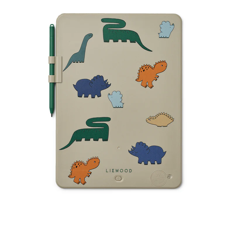 Liewood Magisches LCD-Maltablet 'Zora' Dinosaurs/Mist - Image 2