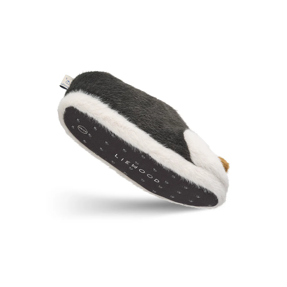 Liewood Pinguin Hausschuhe/Finken 'Aviaja' Sandy/Dark Grey - Image 5
