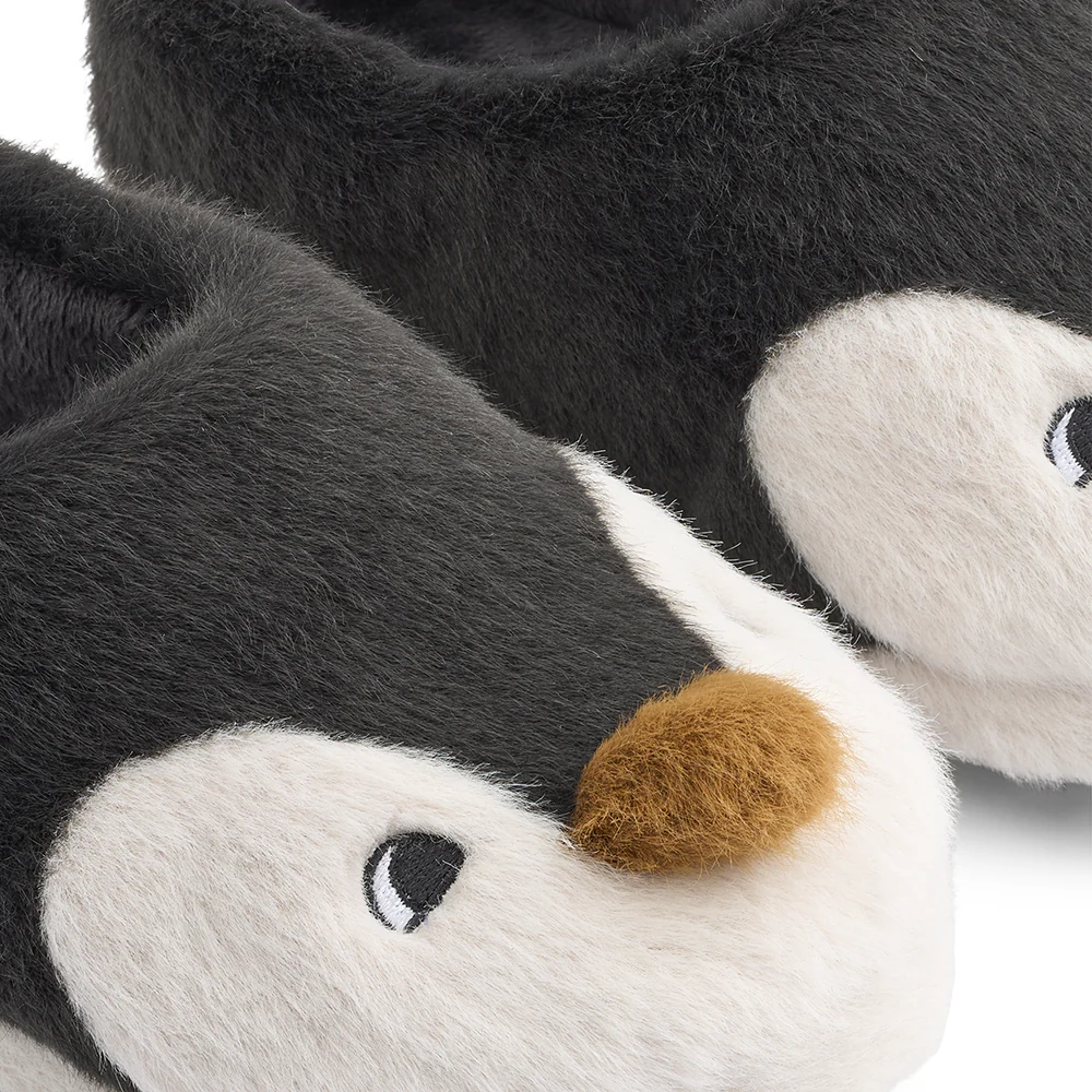 Liewood Pinguin Hausschuhe/Finken 'Aviaja' Sandy/Dark Grey - Image 6