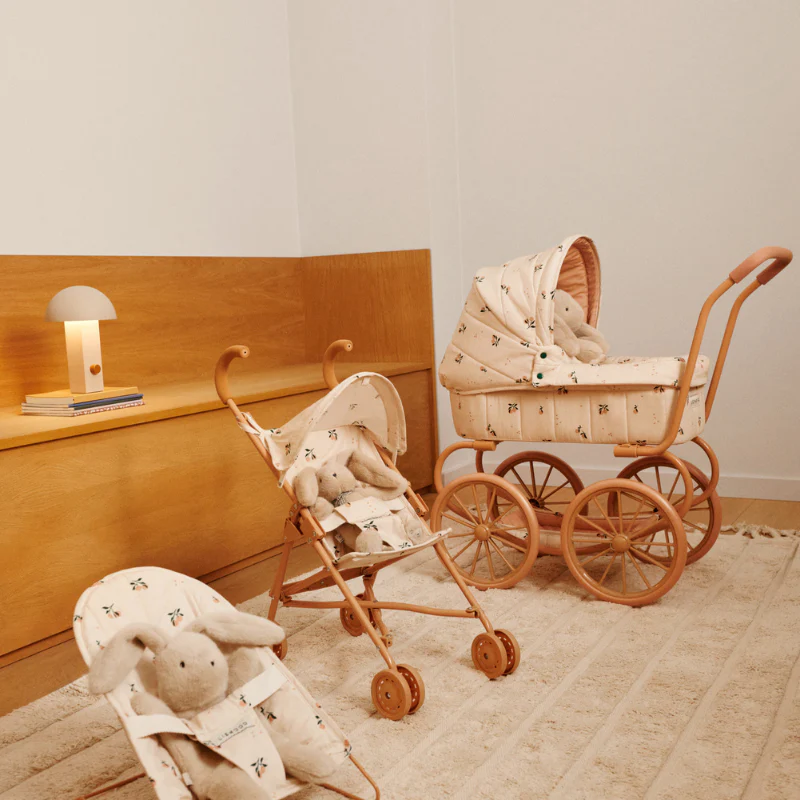 Liewood Puppen-Kinderwagen 'Adaline' Peach/Sea Shell - Image 3