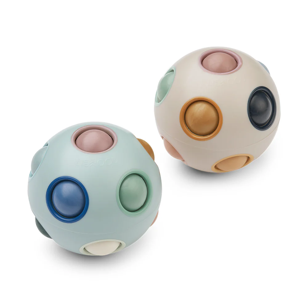 Liewood Puzzle-Ball 'Solene' Ice Blue Mix - Image 2