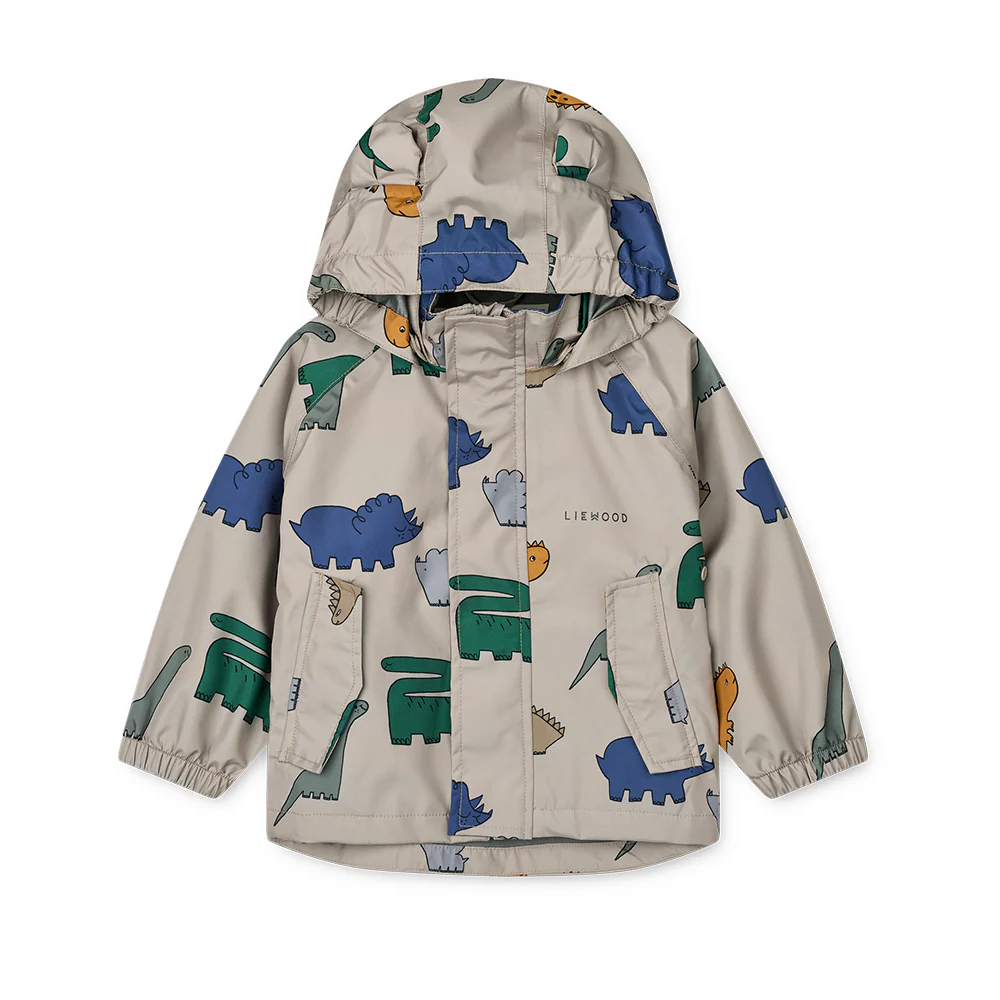 Liewood  Regenjacke/-hose Set 'Manu'  Dinosaurs/Mist - Image 2