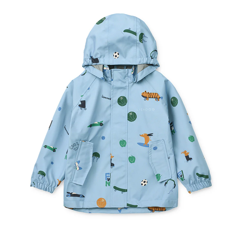 Liewood  Regenjacke/-hose Set 'Pedia' Fun/Beach Blue - Image 3