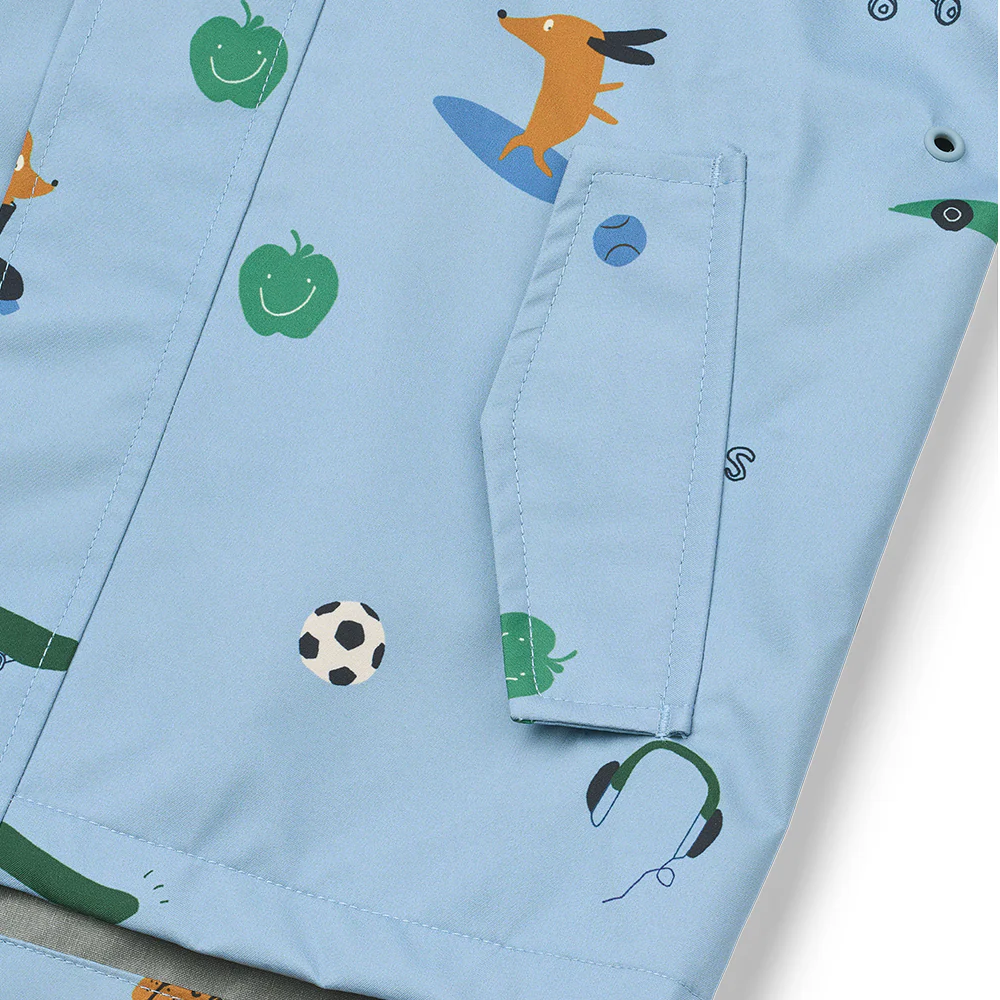 Liewood  Regenjacke/-hose Set 'Pedia' Fun/Beach Blue - Image 7