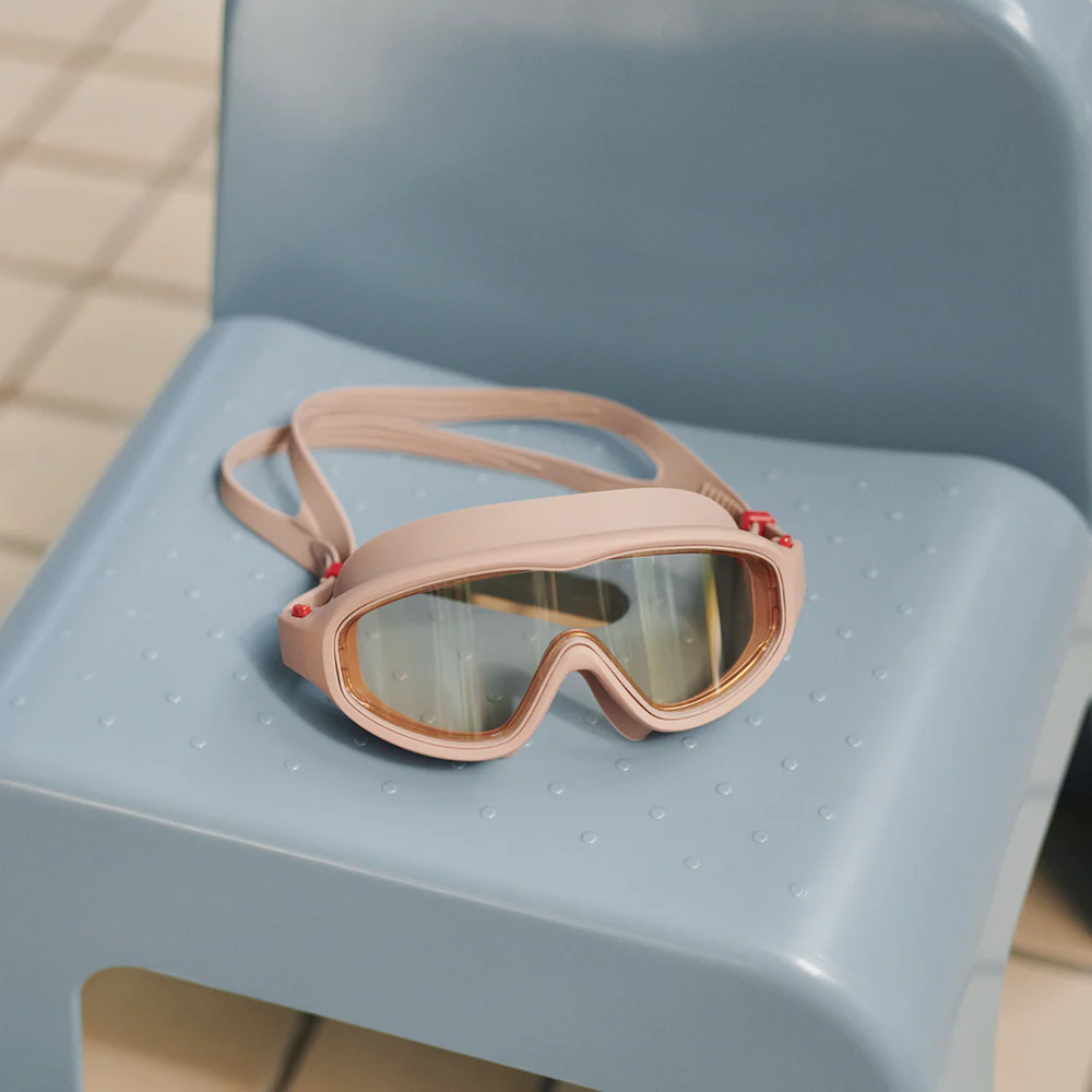 Liewood Schwimmbrille 'Kerem'  Tuscany Rose/Apple Blossom - Image 4