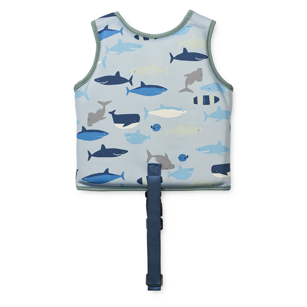 Liewood Schwimmweste 'Dove' Shark/Dove Blue - Image 2