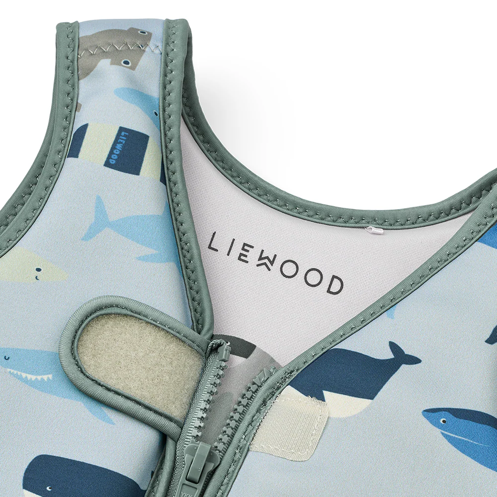 Liewood Schwimmweste 'Dove' Shark/Dove Blue - Image 3