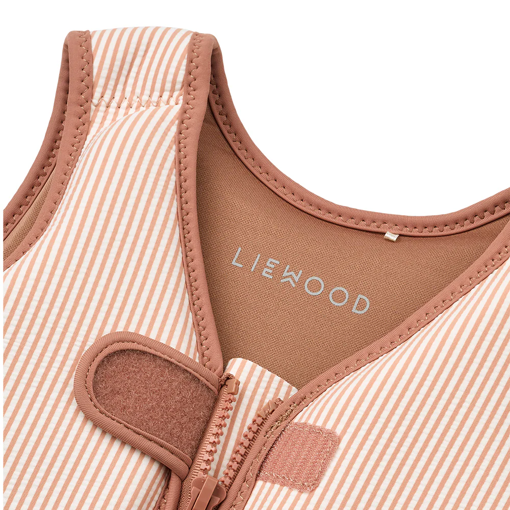 Liewood Schwimmweste 'Dove' Stripe Pale Tuscany/Creme de la Creme - Image 4