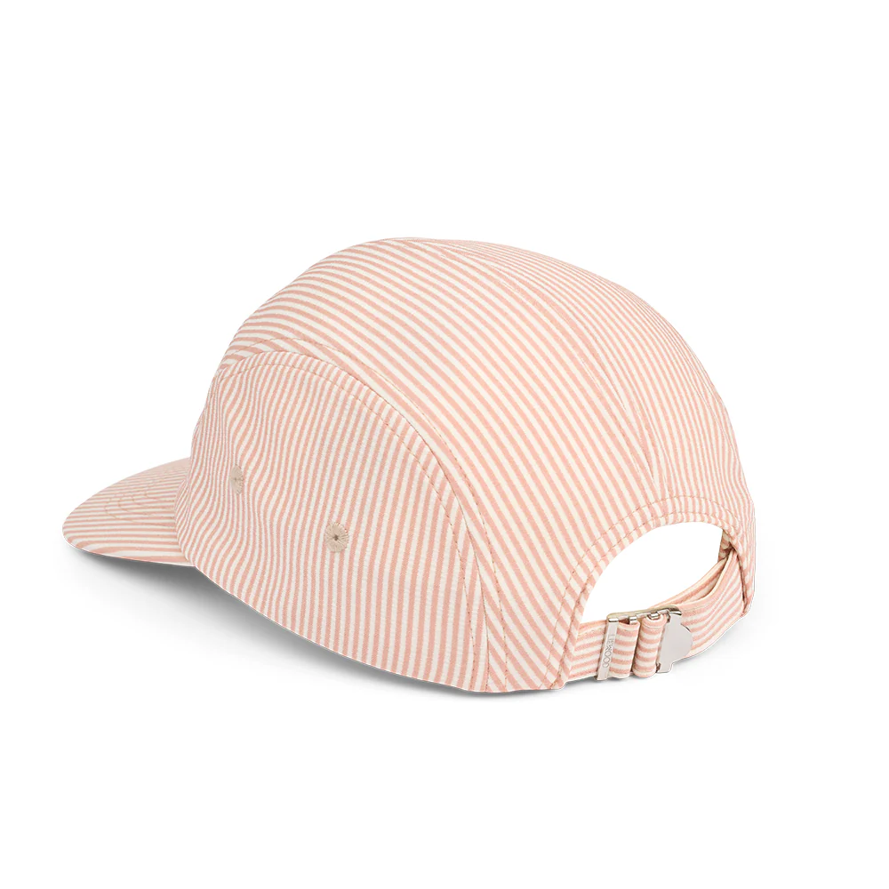 Liewood Seersucker Cap 'Rory' Stripe Pale Tuscany/Creme de la Creme - Image 2