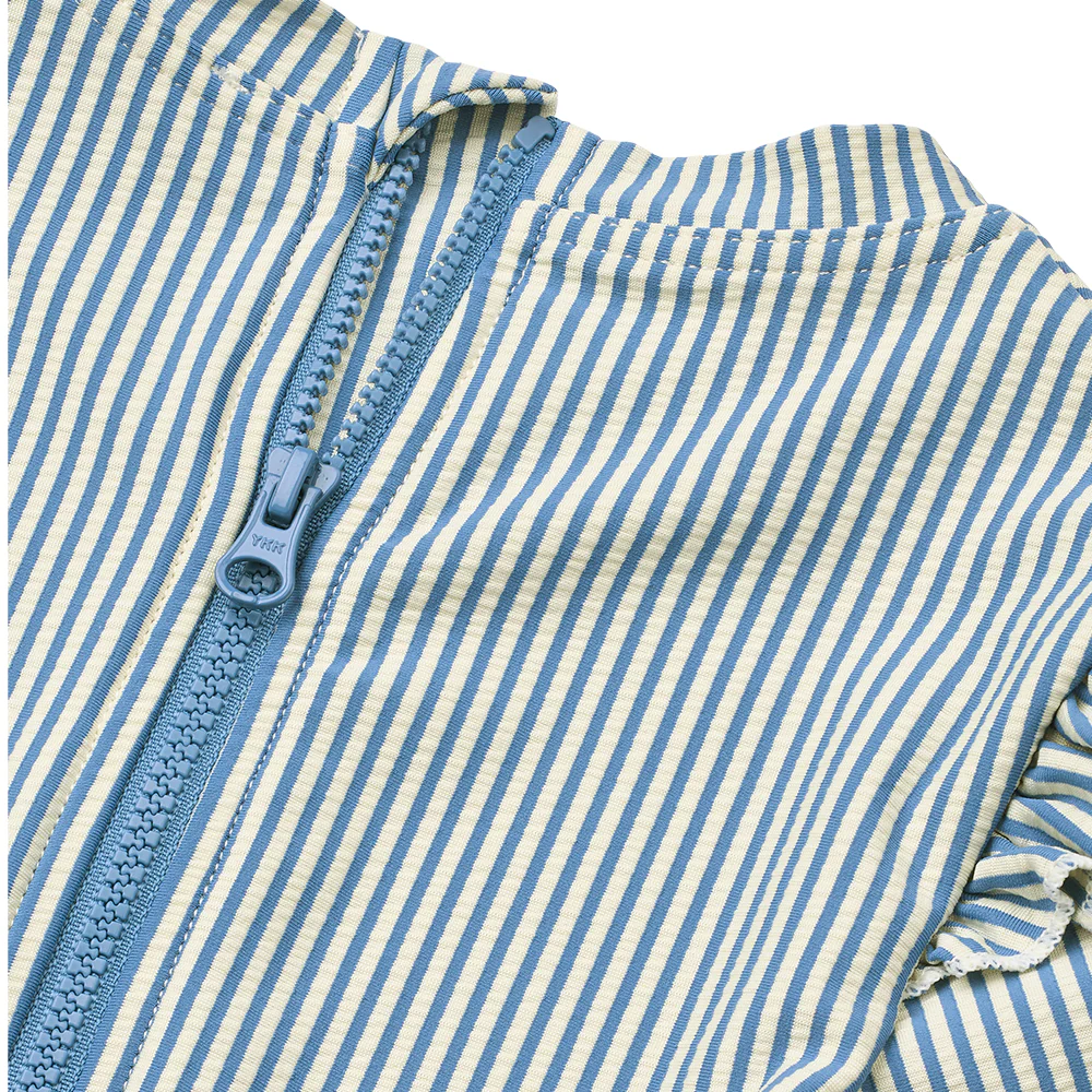 Liewood  Seersucker UV-Badeanzug 'Sille' Riverside/Creme de la Creme - Image 4