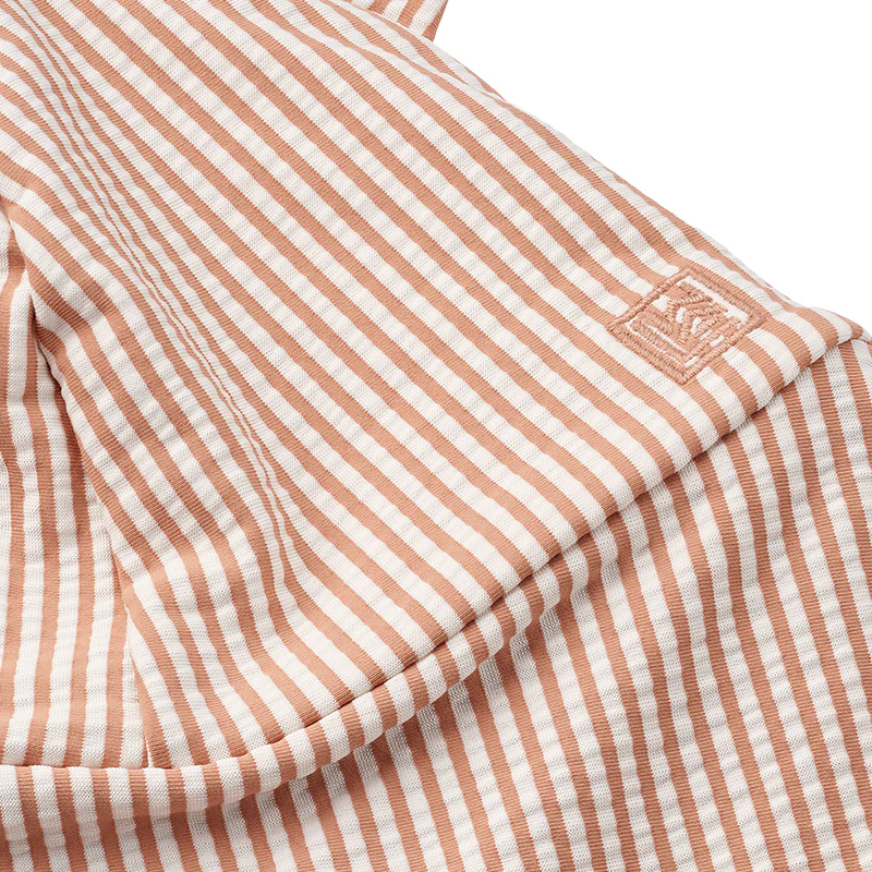 Liewood Seersucker UV-Sonnenhut 'Senia' Stripe Pale Tuscany/Creme de la Creme - Image 3