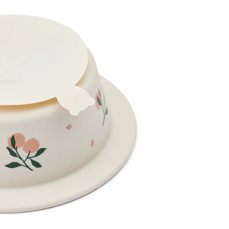 Liewood Silikon Teller mit Saugnapf 2er Set 'Peony' Peach/Sea Shell - Image 2