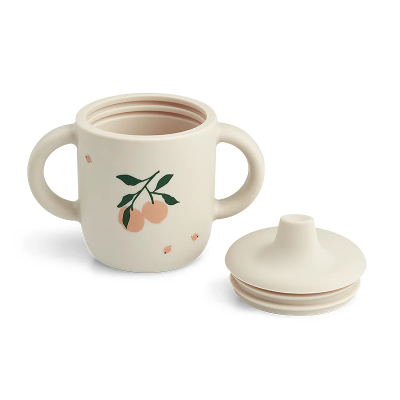 Liewood Silikon Trinkbecher 'Neil' Peach/Sea Shell Mix - Image 3