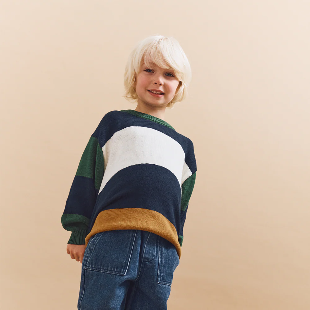Liewood  Strickpullover 'Orlane' Classic Navy Multi Mix - Image 2