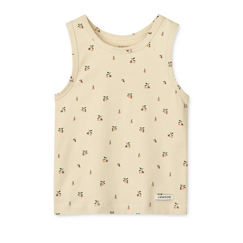 Liewood Tank Top 2er Set 'Faris' Mini Peach Sea Shell/Stripe Mix - Image 3