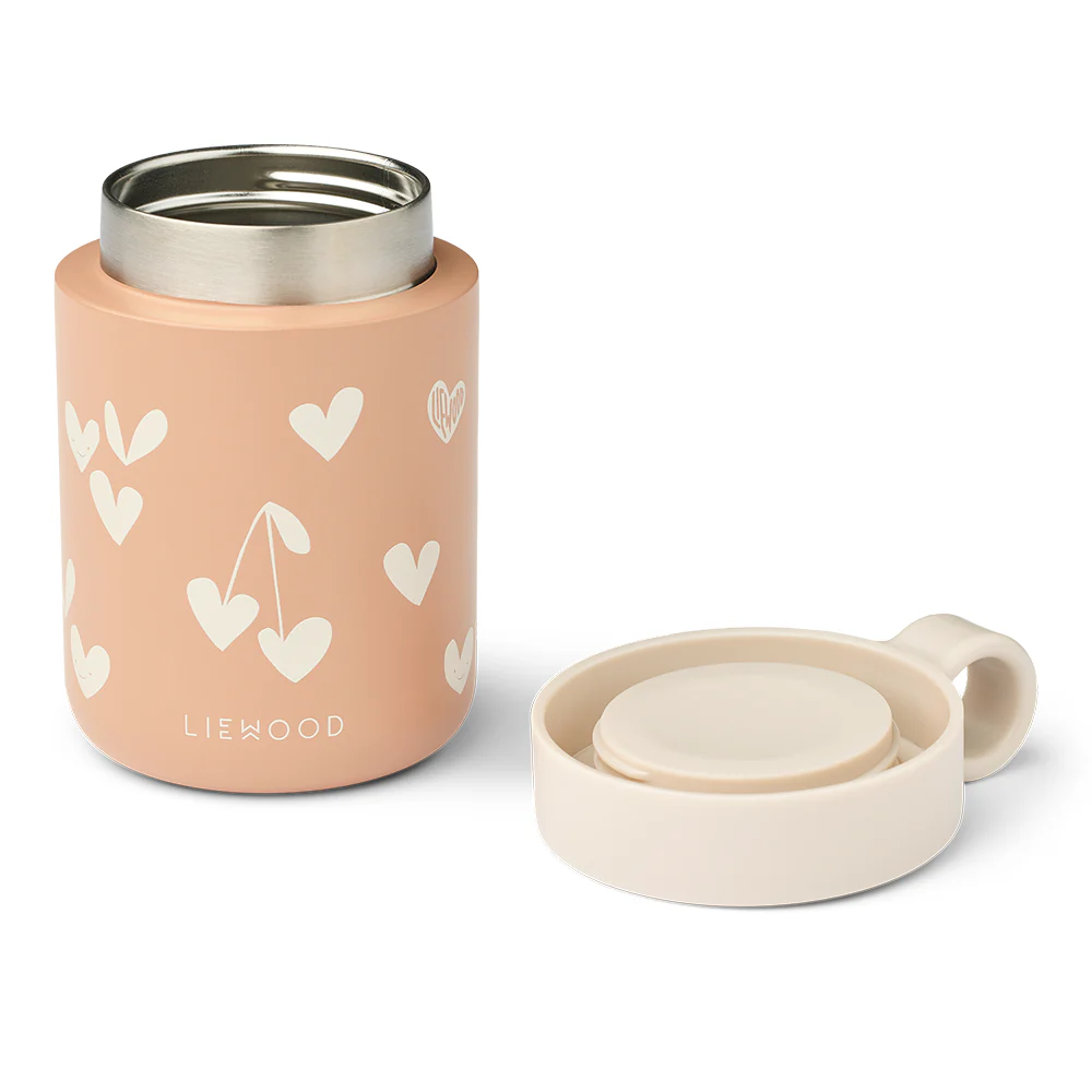 Liewood Thermo Lunchbox 'Kiani' Sweethearts/Pale Tuscany - Image 2