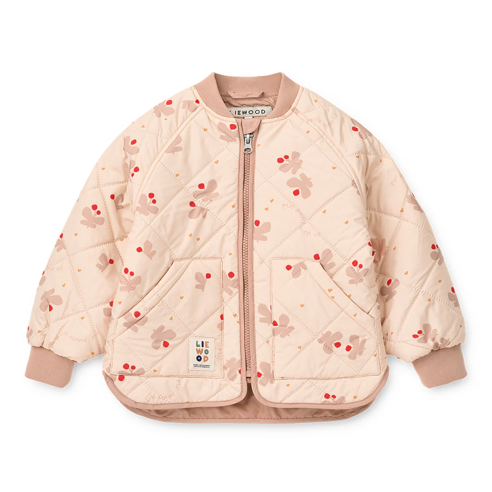 Liewood  Thermojacke/-hose Set 'Zella'  Butterfly/Apple Blossom - Image 3