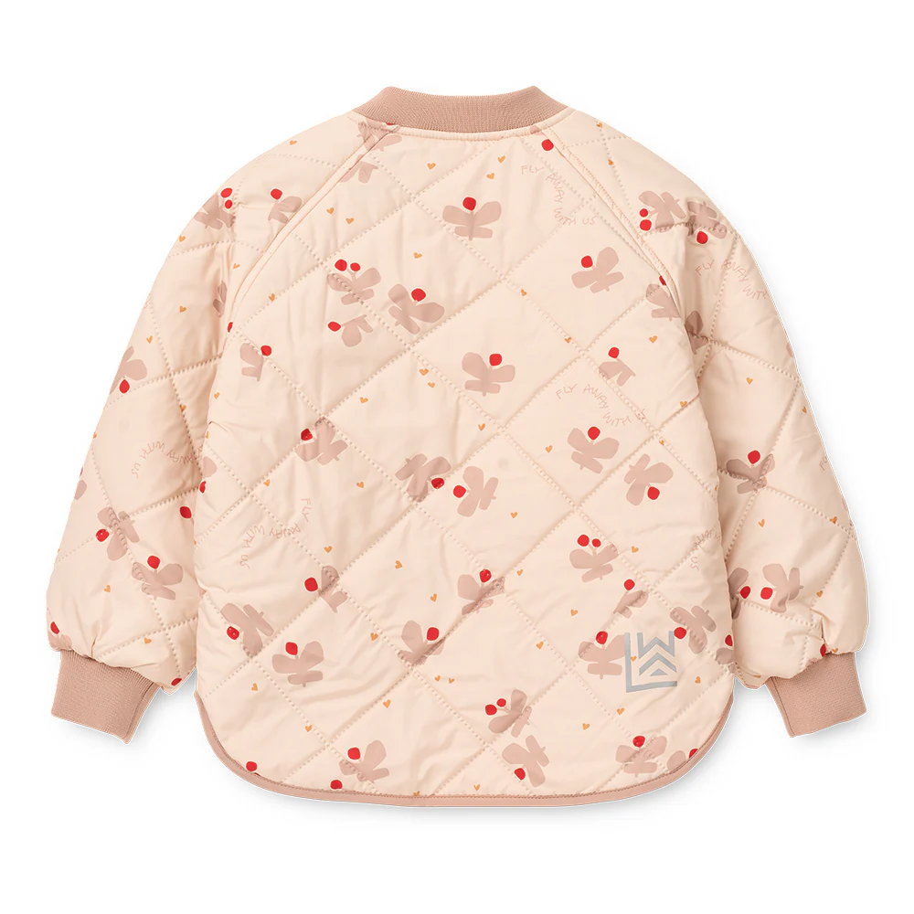 Liewood  Thermojacke/-hose Set 'Zella'  Butterfly/Apple Blossom - Image 4
