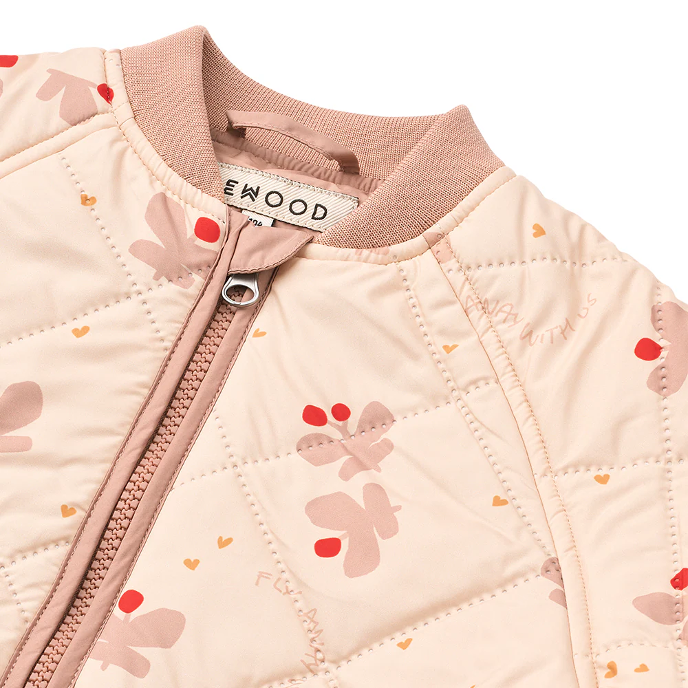 Liewood  Thermojacke/-hose Set 'Zella'  Butterfly/Apple Blossom - Image 6