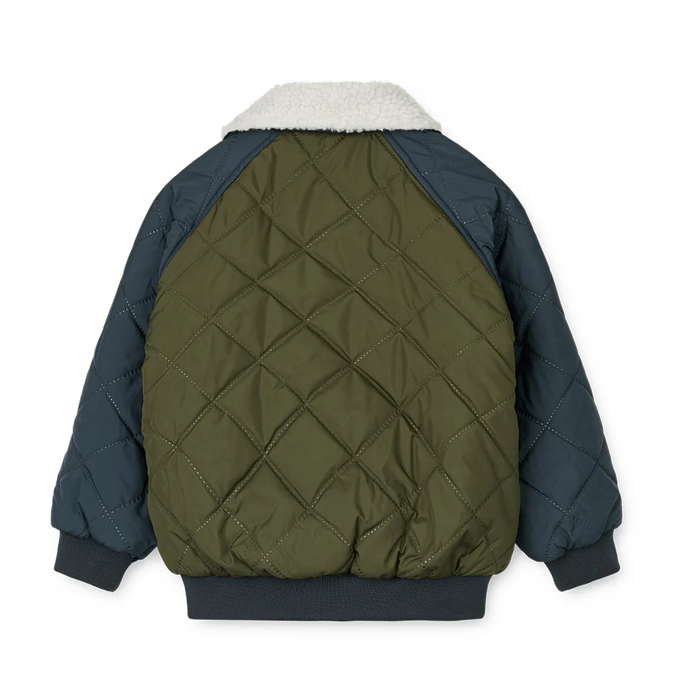 Liewood Thermojacke 'Mira' Classic Navy/Army Brown - Image 2