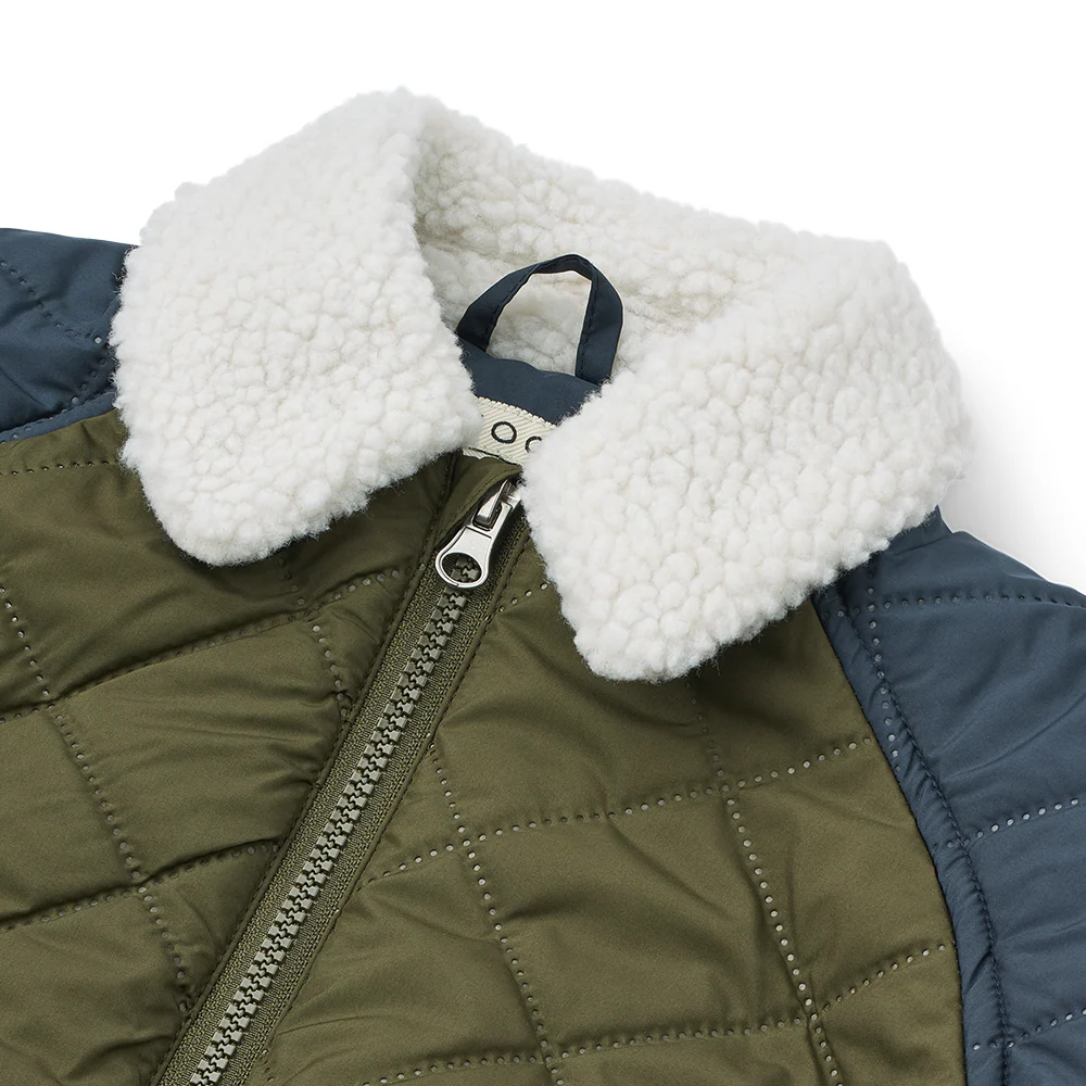 Liewood Thermojacke 'Mira' Classic Navy/Army Brown - Image 3