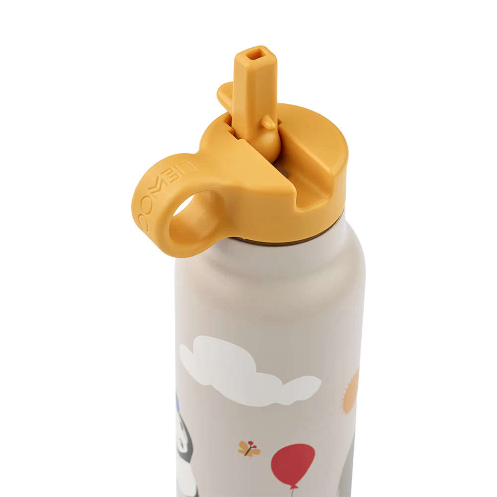 Liewood Trinkflasche 'Falk' 350 ml Around the World/Sandy - Image 3