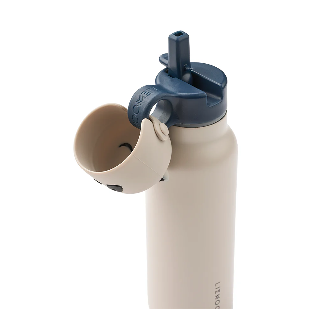 Liewood Trinkflasche mit Pandadeckel 'Falk' 350 ml Sandy - Image 4