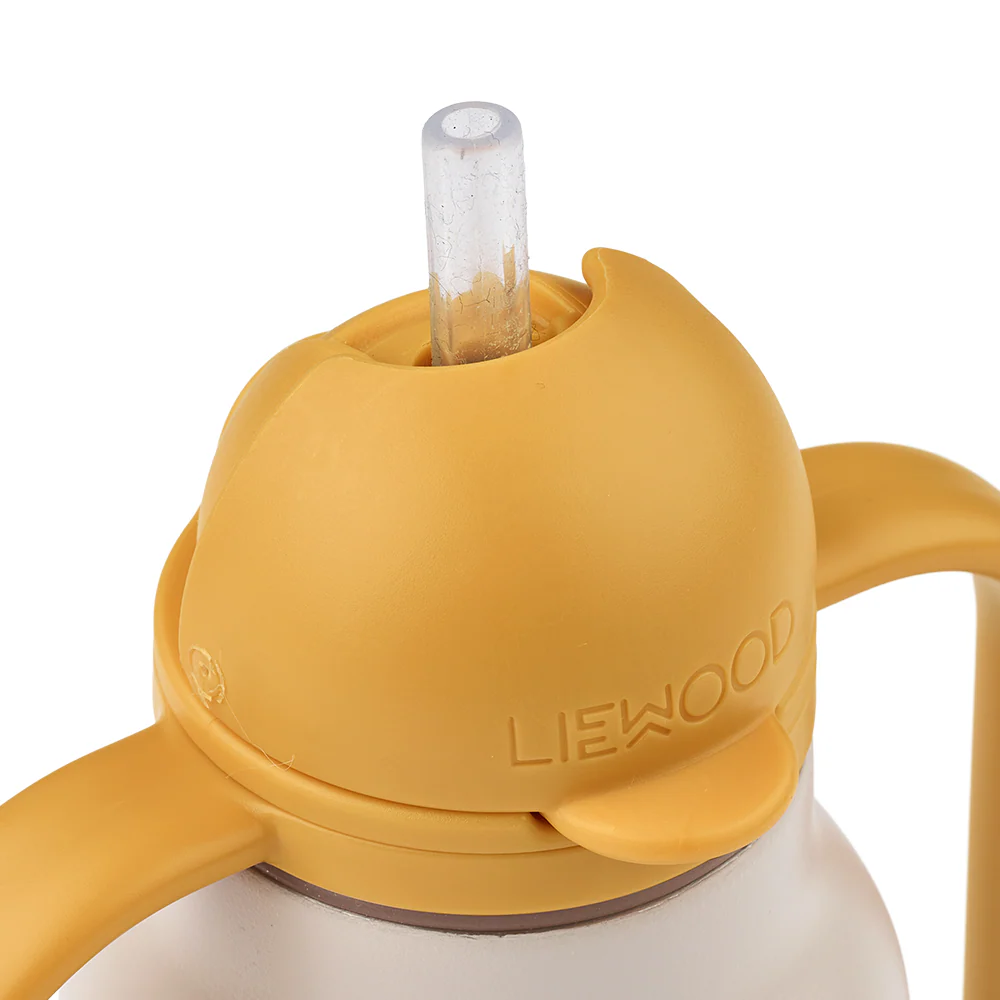 Liewood Trinkflasche 'Kimmie' 250 ml Around the World/Sandy - Image 3