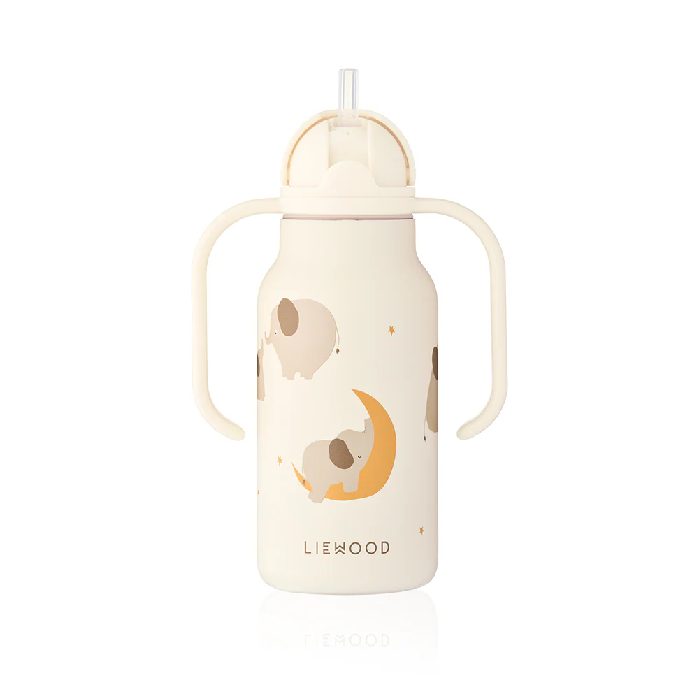 Liewood Trinkflasche 'Kimmie' 250 ml Elephant/Creme de la Creme - Image 4