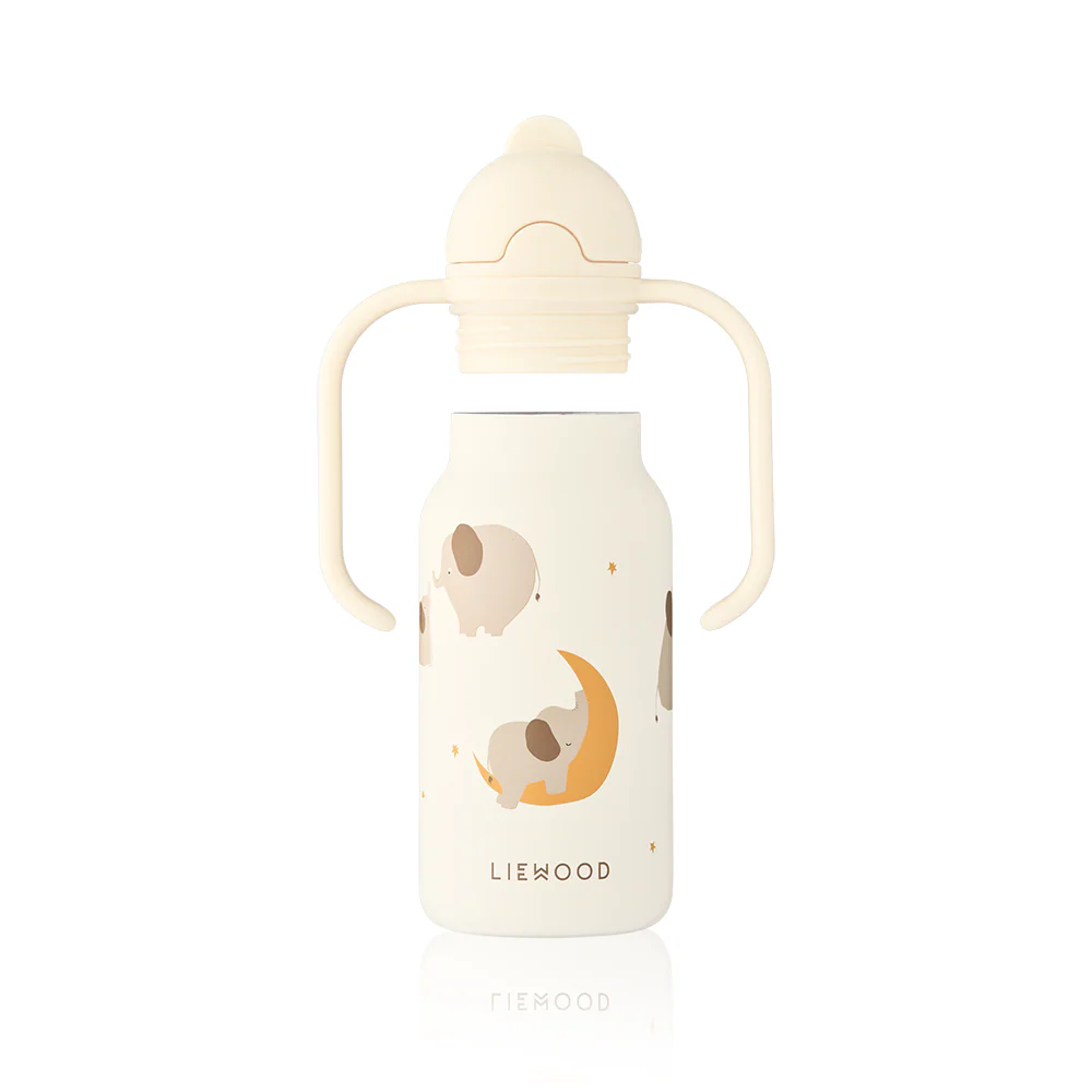 Liewood Trinkflasche 'Kimmie' 250 ml Elephant/Creme de la Creme - Image 5