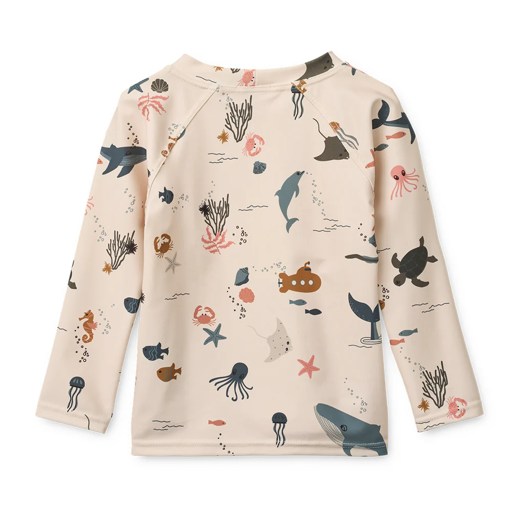 Liewood UV-Badeshirt 'Noah' Sea Creature/Sandy - Image 2