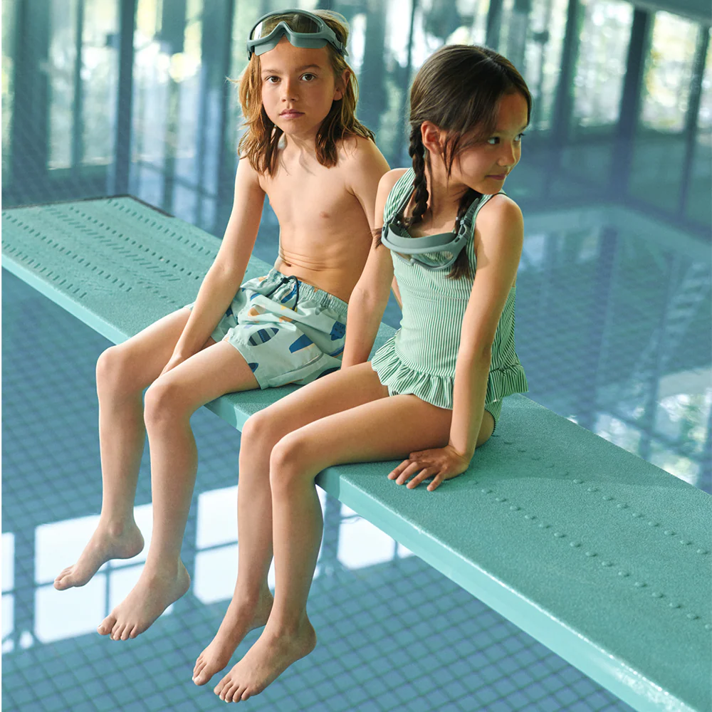 Liewood UV-Badeshorts 'Duke' Boards/Light Peppermint - Image 5
