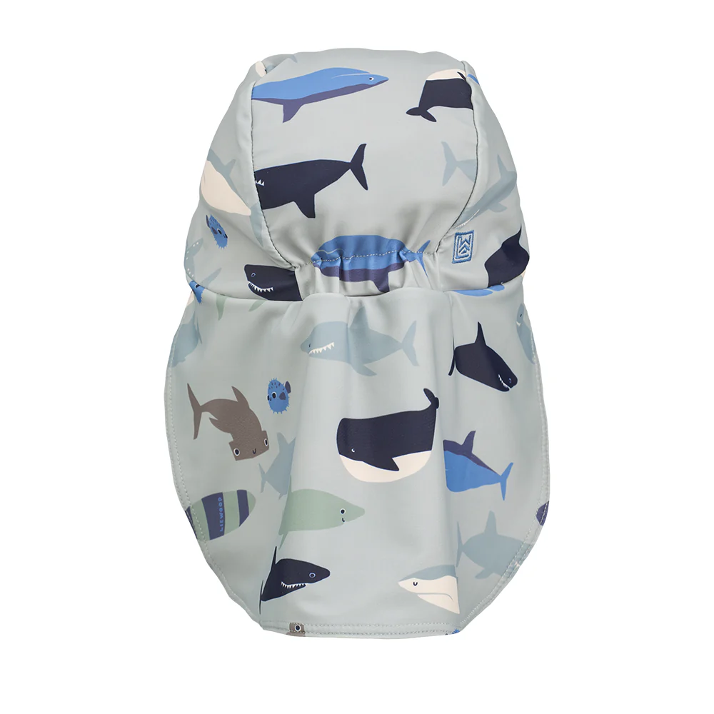 Liewood UV-Badesonnenhut 'Cecilia' Shark/Dove Blue - Image 3